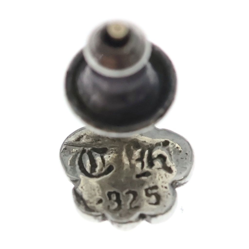 Chrome Hearts CO BS Flr BS Flare Stud Silver Earrings — view 5
