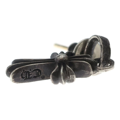 Chrome Hearts Bby Pprchn Baby Fat Cross Drop Earrings Silver — view 3