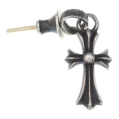 Chrome Hearts Bby Pprchn Baby Fat Cross Drop Earrings Silver — view 2