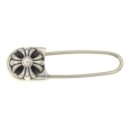 Chrome Hearts ER Safety Pin Silver Earrings