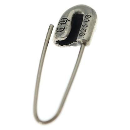 Chrome Hearts ER Safety Pin Silver Earrings — view 6