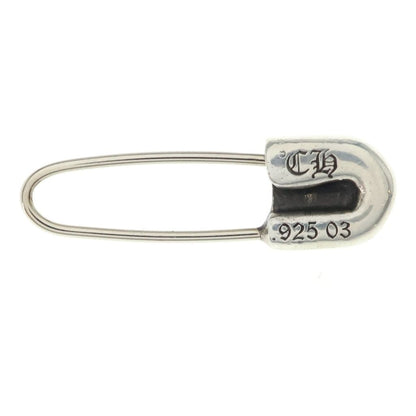Chrome Hearts ER Safety Pin Silver Earrings — view 2