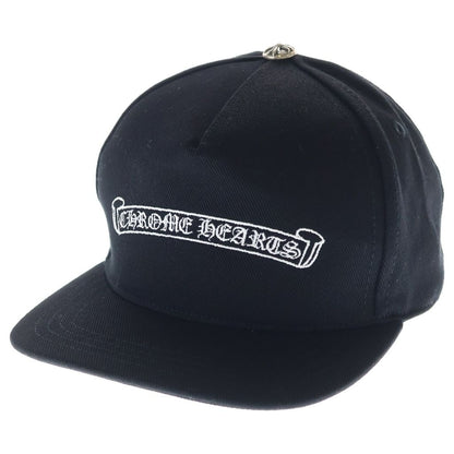 Chrome Hearts Trucker Cap Scroll Label Embroidery Denim Hat Black