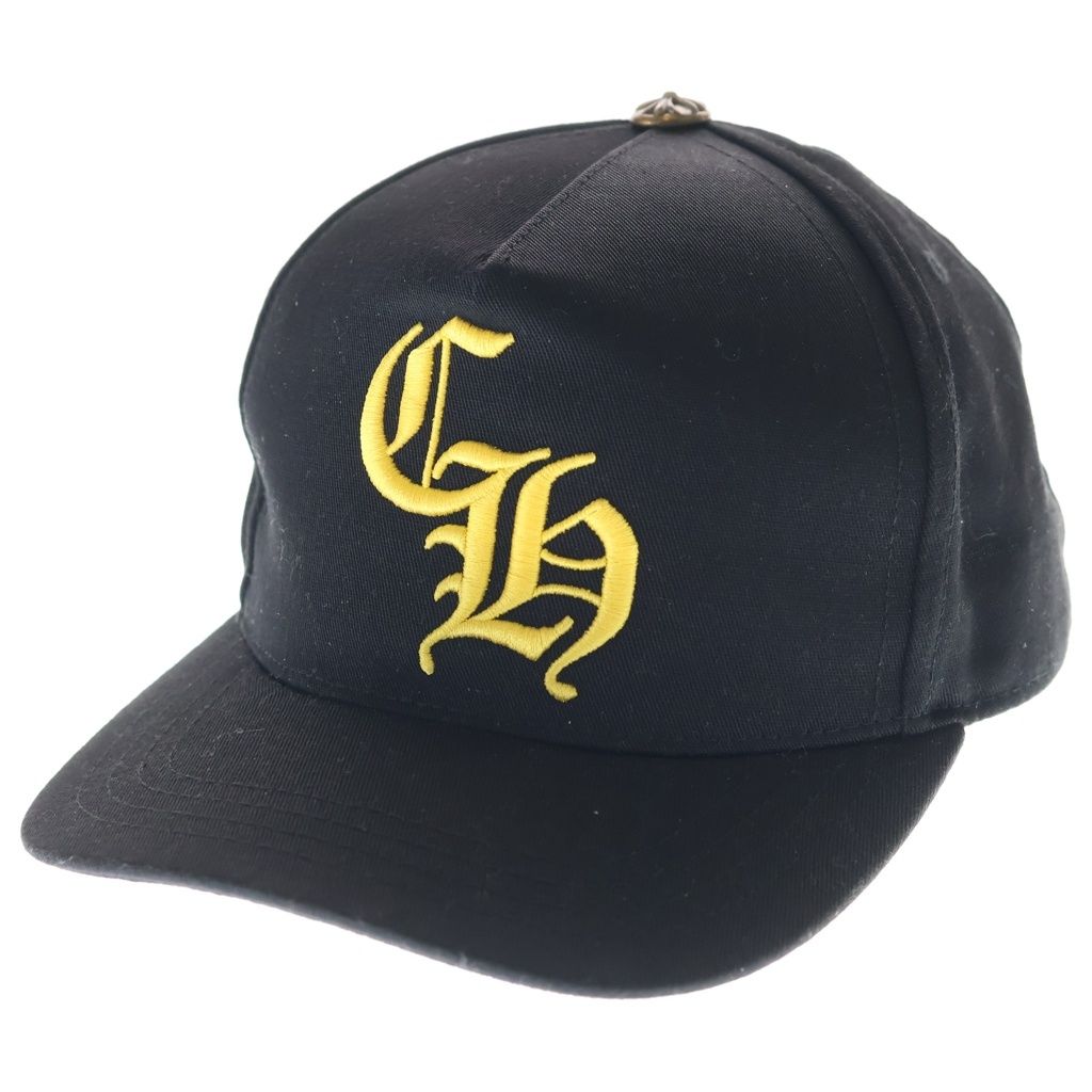 Chrome Hearts CH Hat CH Embroidery Baseball Cap Black Yellow