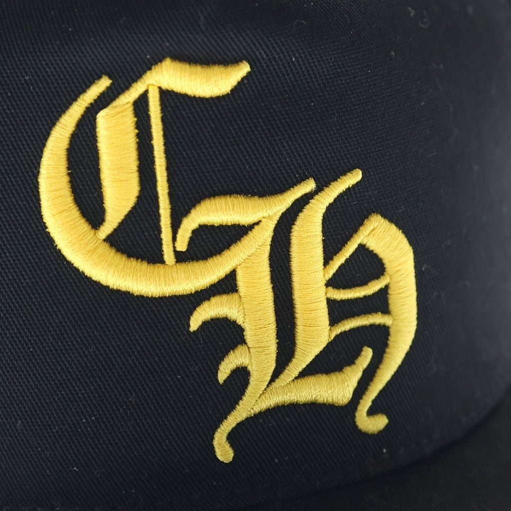 Chrome Hearts CH Hat CH Embroidery Baseball Cap Black Yellow — view 7