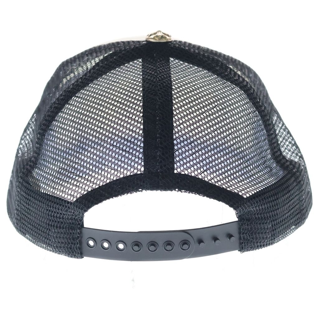 Chrome Hearts Trucker Cap CH Patch Mesh Truck Khaki Cap Hat Black White — view 2