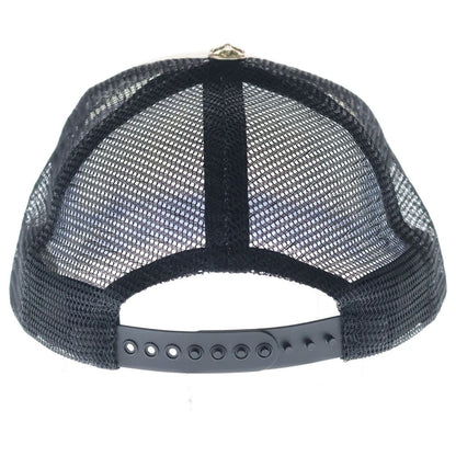 Chrome Hearts Trucker Cap CH Patch Mesh Truck Khaki Cap Hat Black White — view 2
