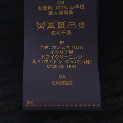 Louis Vuitton Cashmere LV Dual Beanie Knit Hat Black — view 8