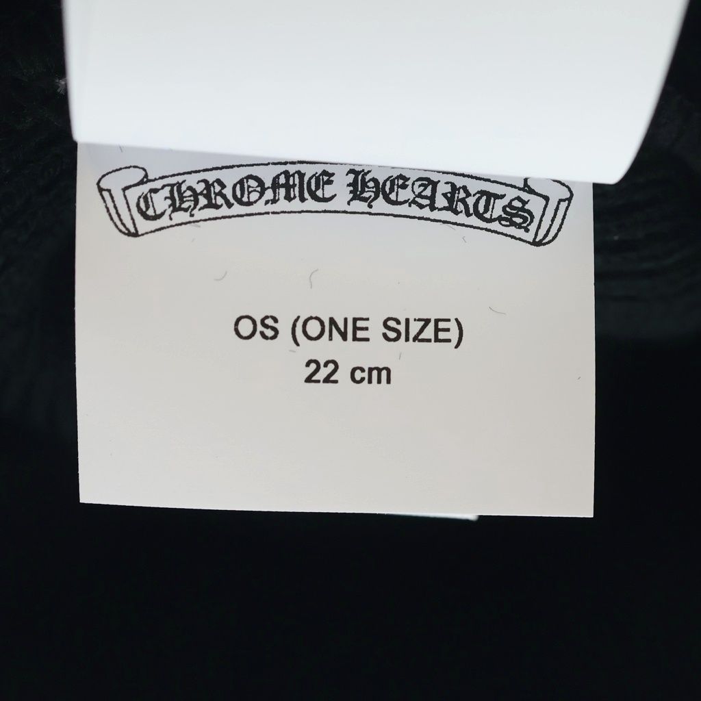 Chrome Hearts Watch Cap Logo Embroidery Acrylic Beanie Knit Cap Hat Black — view 8