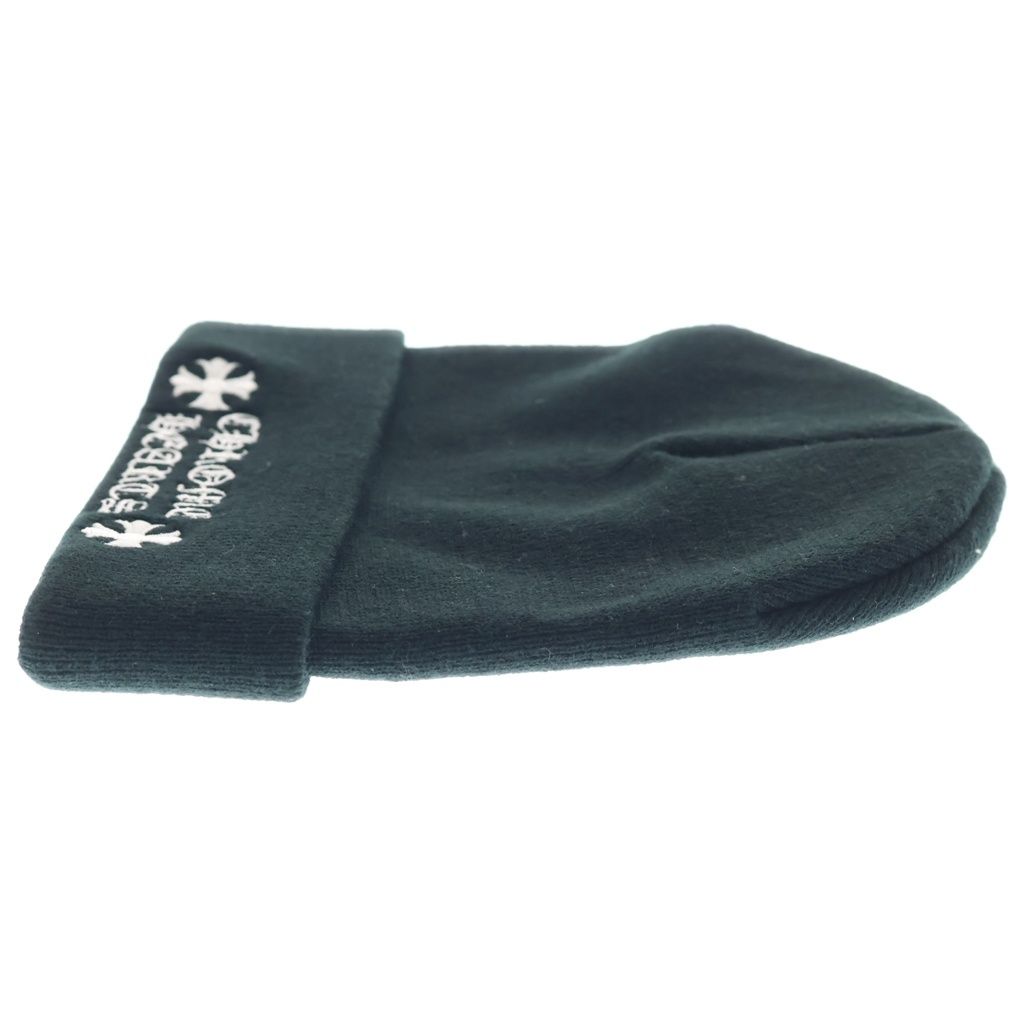 Chrome Hearts Watch Cap Logo Embroidery Acrylic Beanie Knit Cap Hat Black — view 3