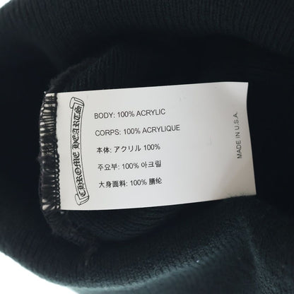 Chrome Hearts Watch Cap Logo Embroidery Acrylic Beanie Knit Cap Hat Black — view 7