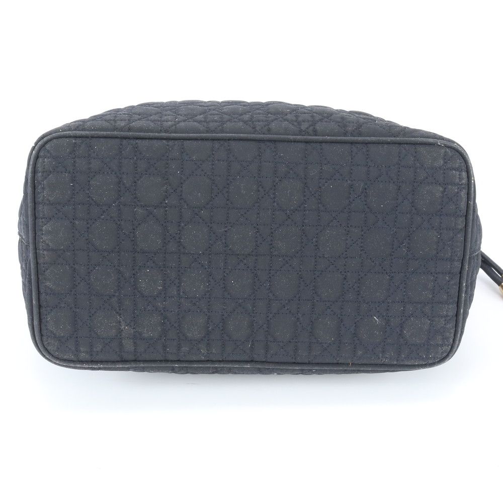 Dior Cannage Lady Dior Handbag Tote Leather Black — view 5