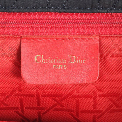 Dior Cannage Lady Dior Handbag Tote Leather Black — view 9