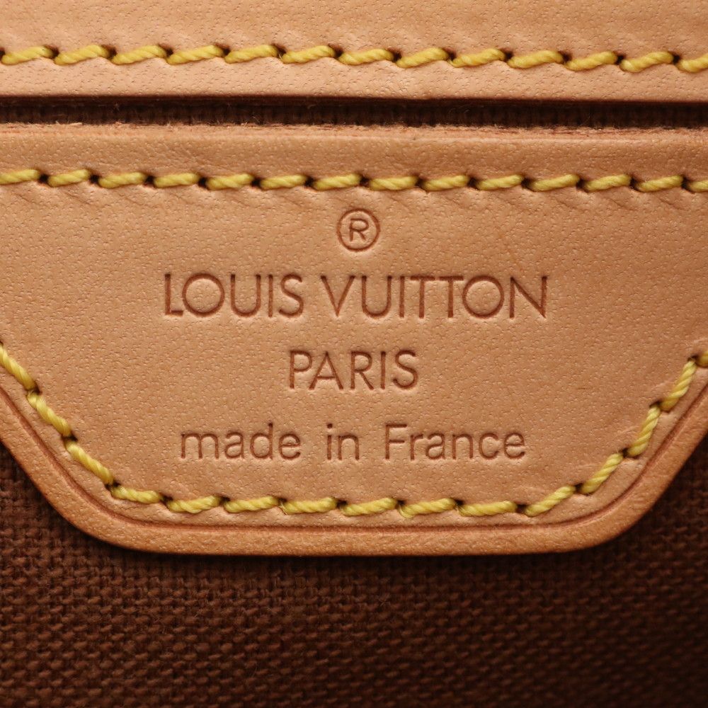 Louis Vuitton Monogram Montsouris GM Leather Backpack — view 8