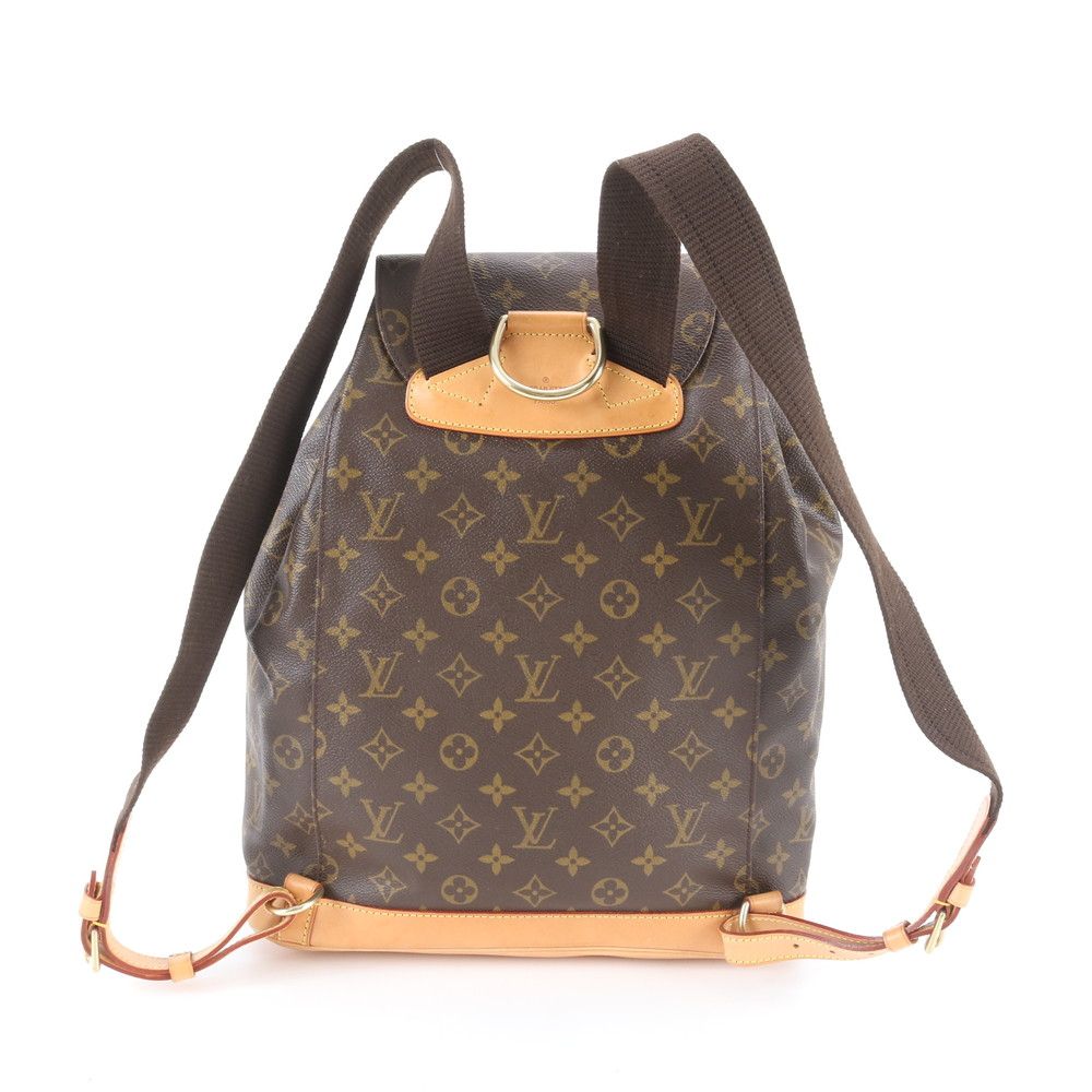 Louis Vuitton Monogram Montsouris GM Leather Backpack — view 3