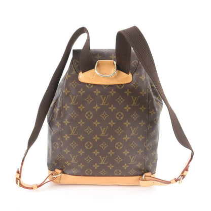 Louis Vuitton Monogram Montsouris GM Leather Backpack — view 3