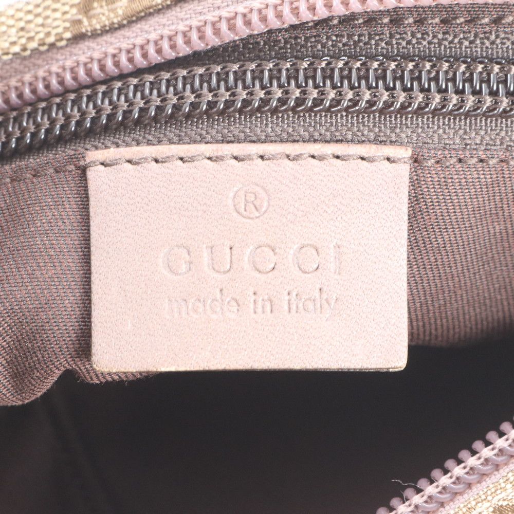 Gucci GG Canvas Leather Shoulder Bag Crossbody Hand Tote — view 7