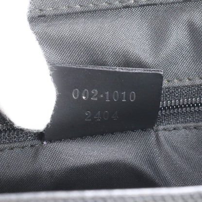 Gucci Bambu GG Nylon 002 Leather Tote Shoulder Hand Black — view 9