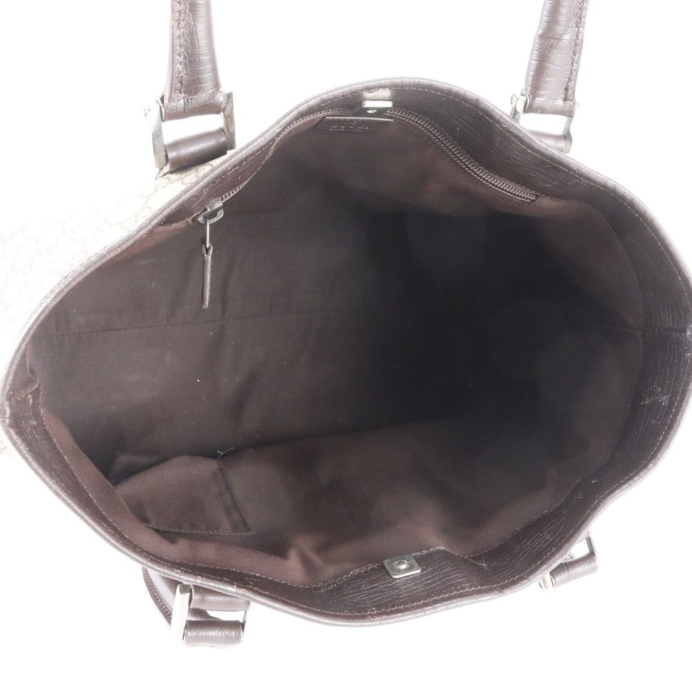 Gucci GG Supreme Leather Tote Shoulder Business Document — view 7