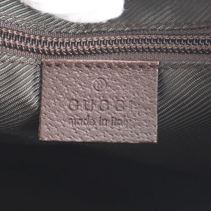 Gucci GG Canvas Leather Shoulder Bag Crossbody Hand Brown — view 8