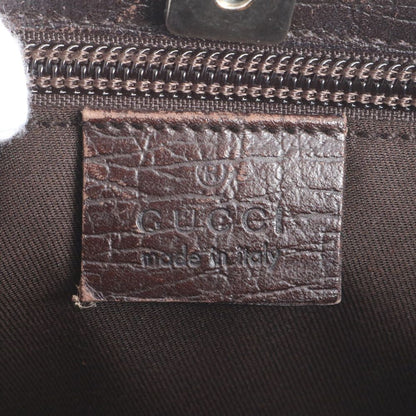 Gucci GG Supreme Leather Tote Shoulder Hand Brown — view 8