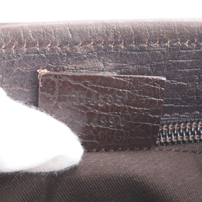 Gucci GG Supreme Leather Tote Shoulder Hand Brown — view 9