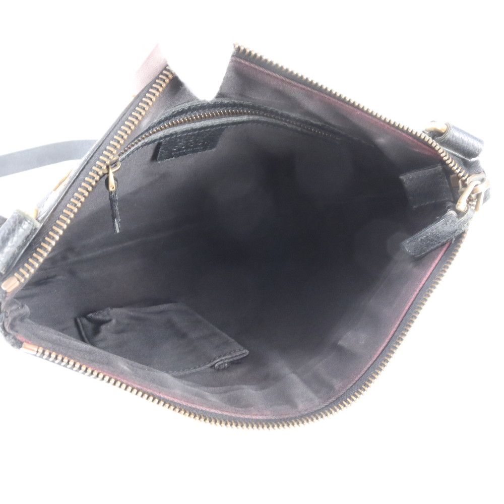 Gucci GG Canvas Studs Leather Shoulder Bag Crossbody Black — view 7