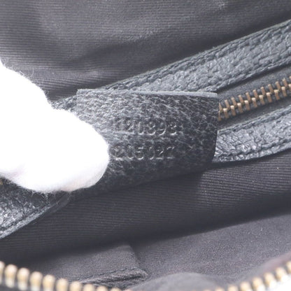 Gucci GG Canvas Studs Leather Shoulder Bag Crossbody Black — view 9