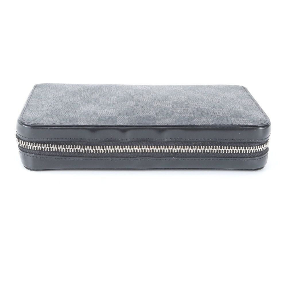 Louis Vuitton Damier Graphite Zippy XL Second Wallet Zip Around Rbm Handbag — view 5