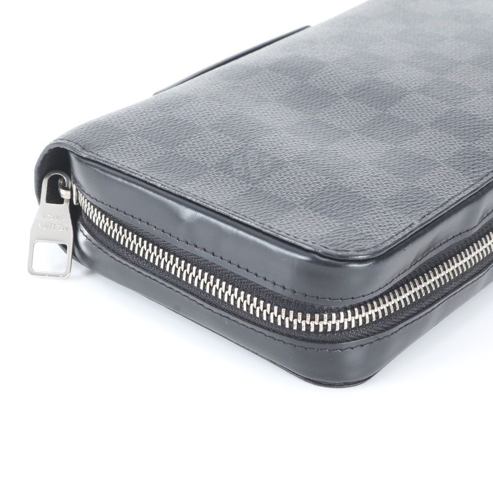 Louis Vuitton Damier Graphite Zippy XL Second Wallet Zip Around Rbm Handbag — view 6