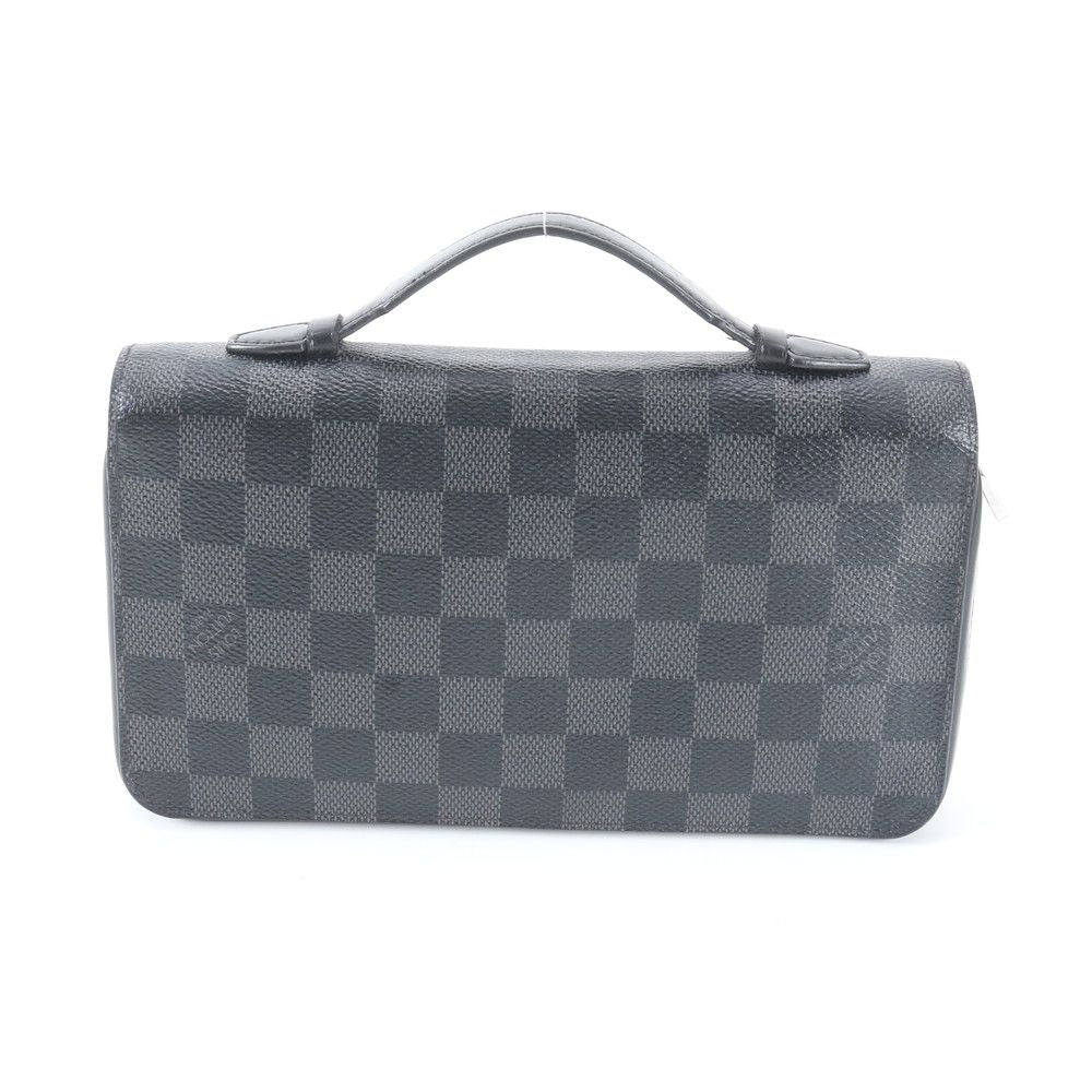Louis Vuitton Damier Graphite Zippy XL Second Wallet Zip Around Rbm Handbag — view 3