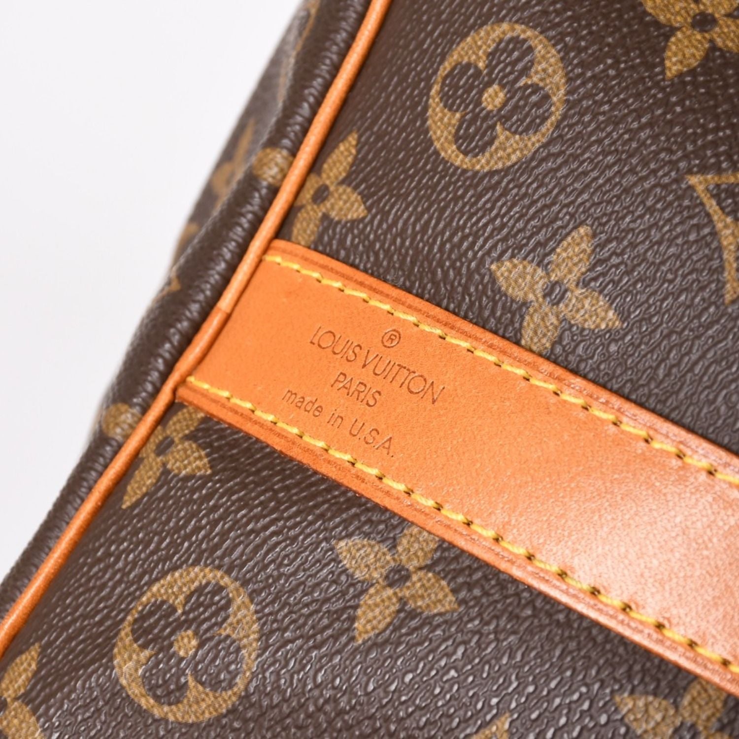 Louis Vuitton Keepall Bandouliere 50 Boston Bag Monogram Vachetta Leather — view 7