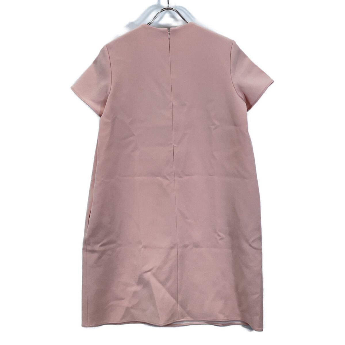 Gucci White GG Belt Jersey Sleeve Dress — view 9