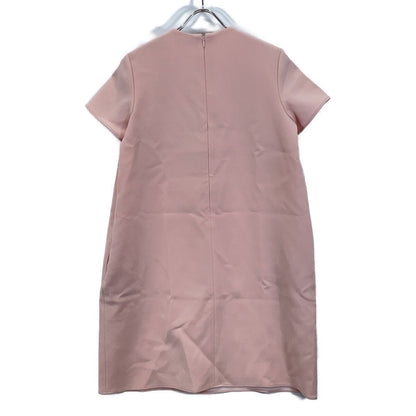 Gucci White GG Belt Jersey Sleeve Dress — view 9