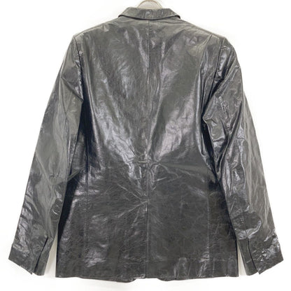 Dior Homme Black Chris Van Assche Era Leather Jacket 52 — view 2