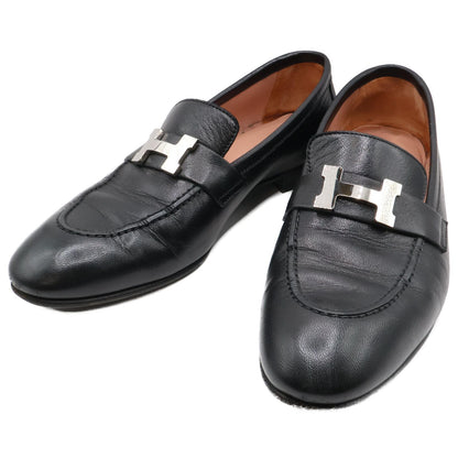 Hermes Moccasins Paris Chevre Leather Loafers