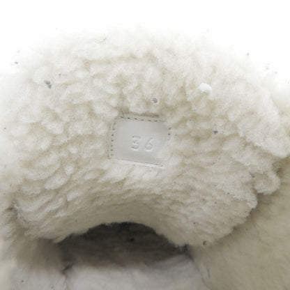 Hermes Suede Shearling High Cut Sneakers Beige — view 6