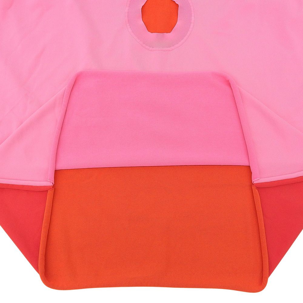 Bottega Veneta Viscose Drop Top Dress Top Bicolor Top Pink Red XS — view 4