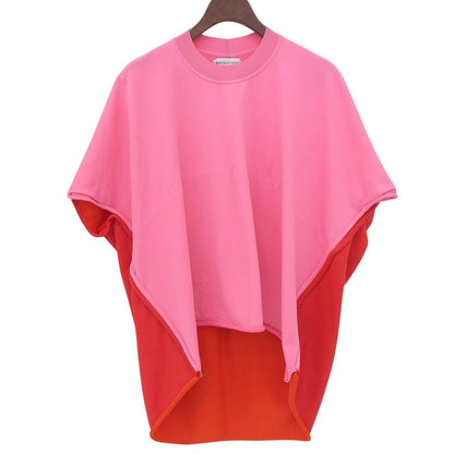 Bottega Veneta Viscose Drop Top Dress Top Bicolor Top Pink Red XS