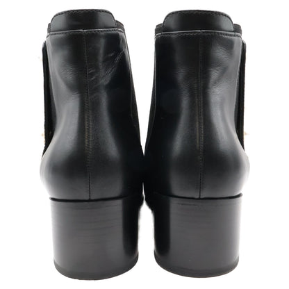 Chanel Imitation Pearl Side Gore Boots 37c — view 5