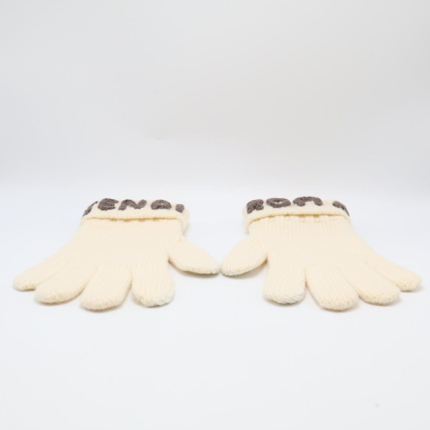 Fendi Logo Wool S Gloves — view 5