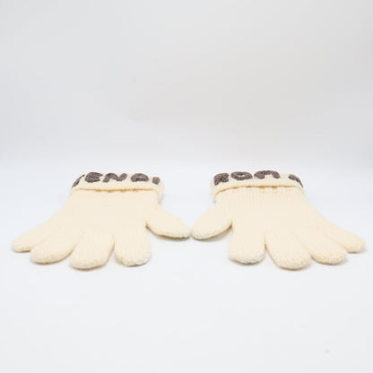 Fendi Logo Wool S Gloves — view 5
