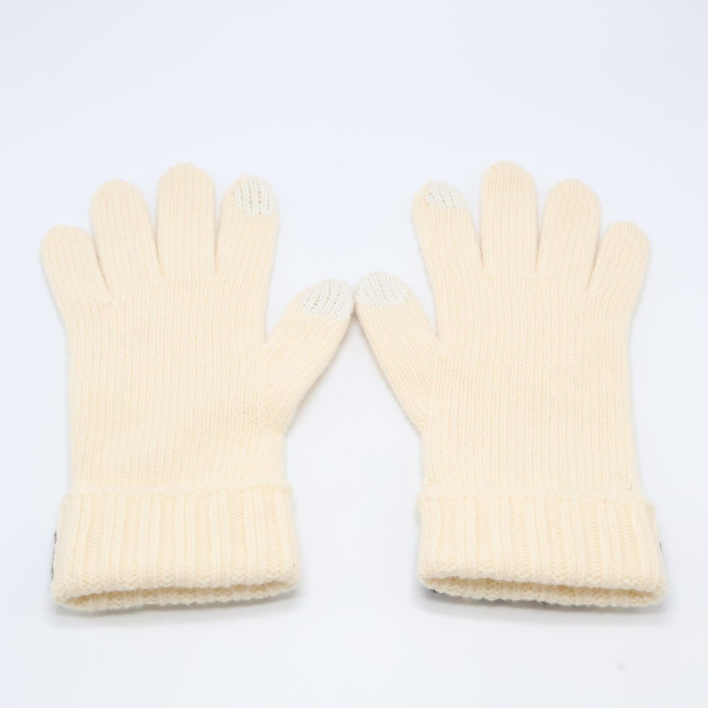 Fendi Logo Wool S Gloves — view 6