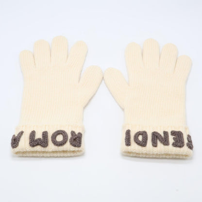 Fendi Logo Wool S Gloves