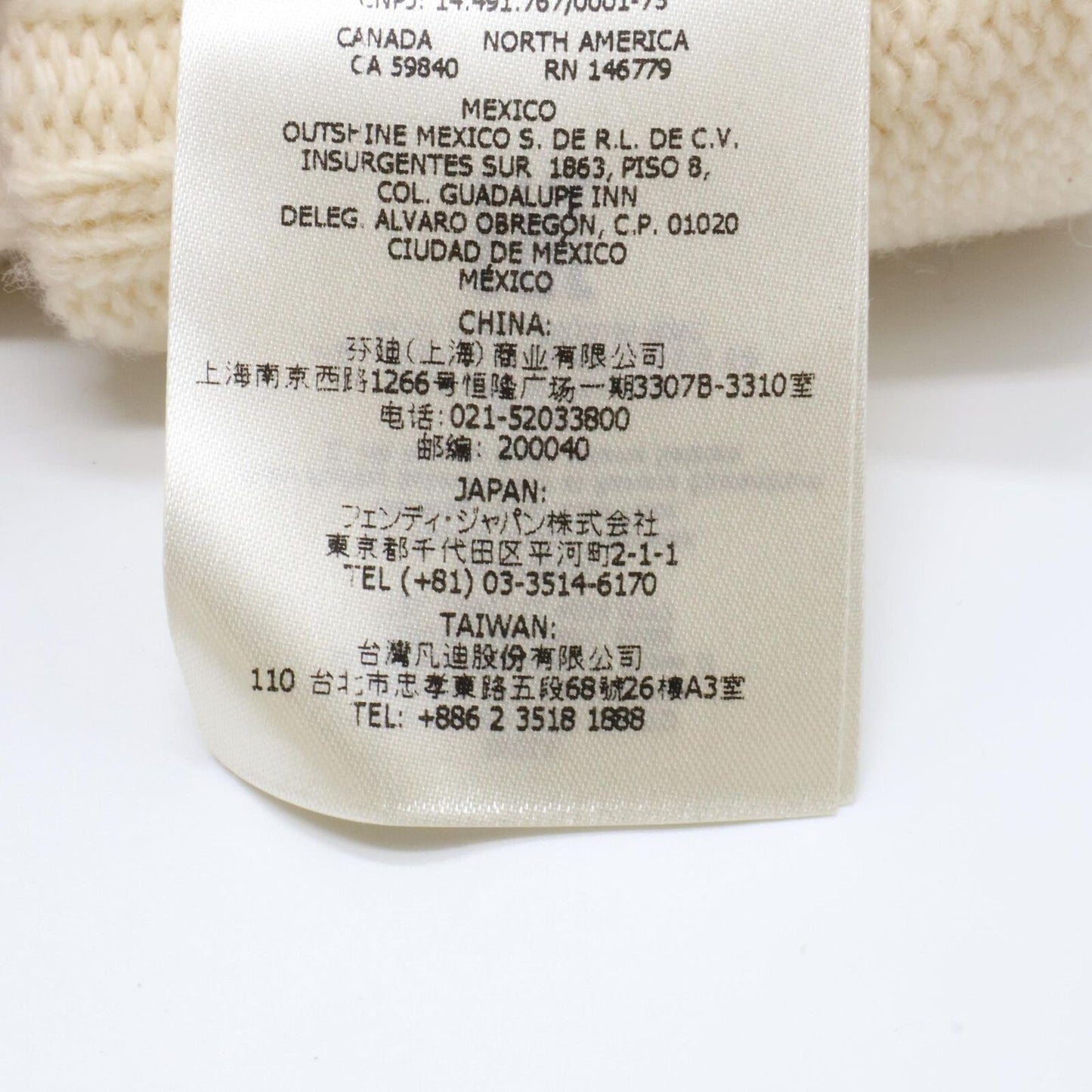 Fendi Logo Wool S Gloves — view 8