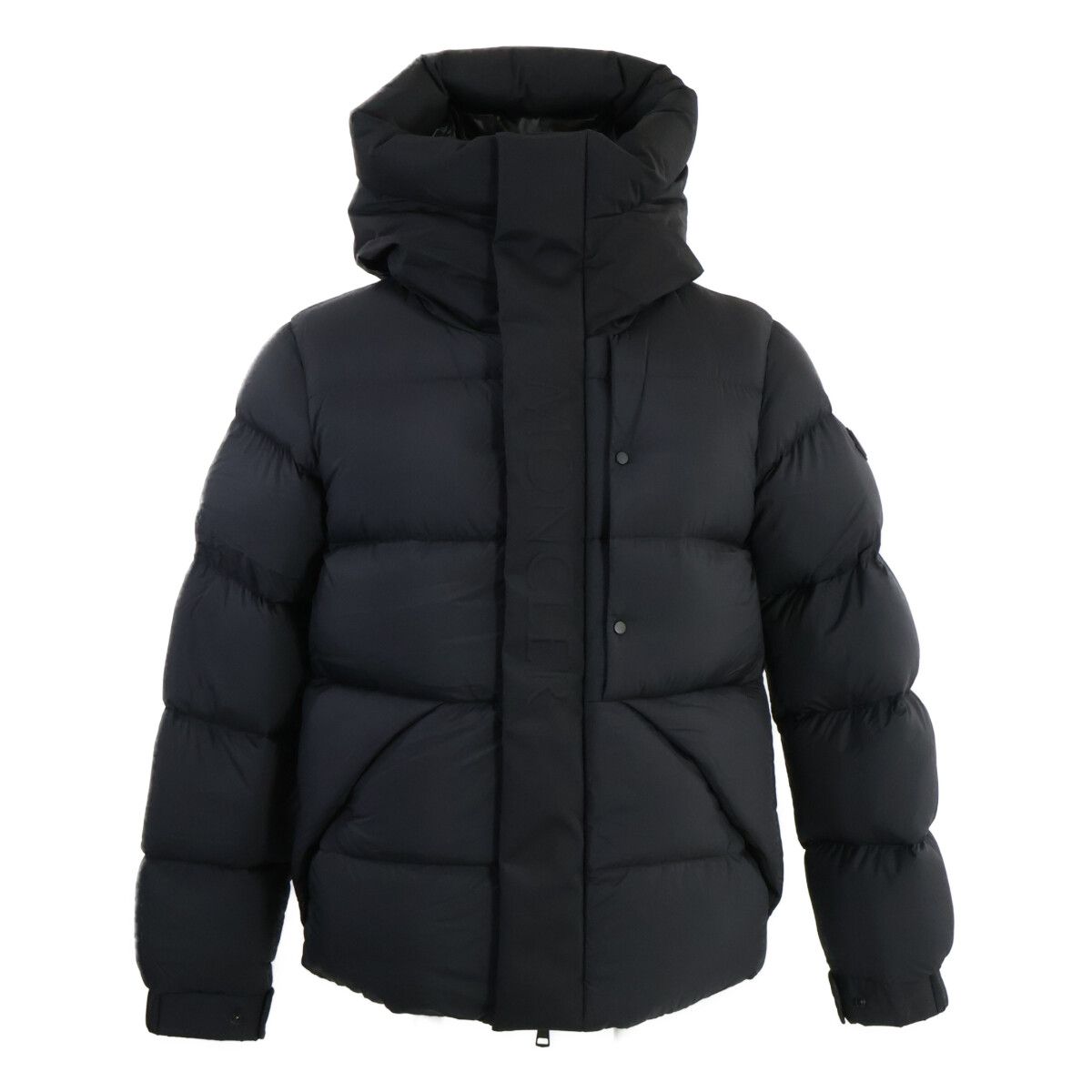 Moncler Madeira Embossed Logo Hoodie Down