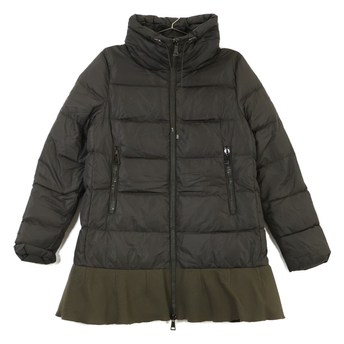 Moncler Viburnum Hem Ruffle Down Jacket
