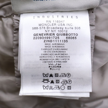 Moncler Genevrier Genobrier Belt with Fur Hoodie Long Down — view 6