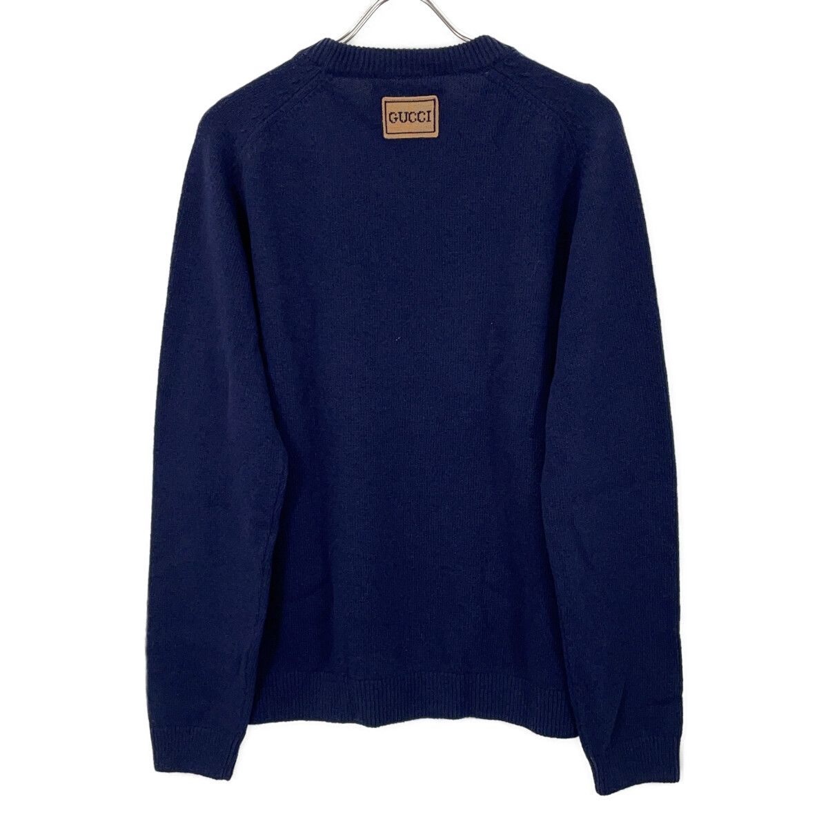 Gucci Navy Patch Knit Sweater — view 2