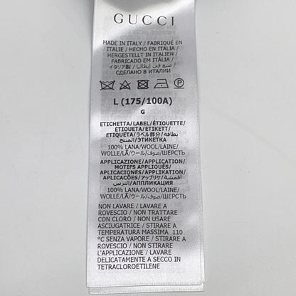 Gucci Navy Patch Knit Sweater — view 5